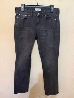 Madewell Women's slim boy Washed Black Jeans